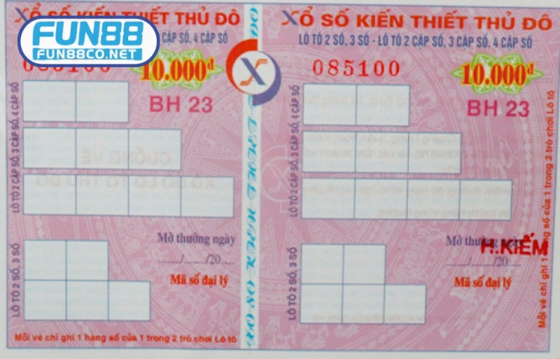 Xổ số lô tô miền Bắc có nhiều hạng mức vé khác nhau 